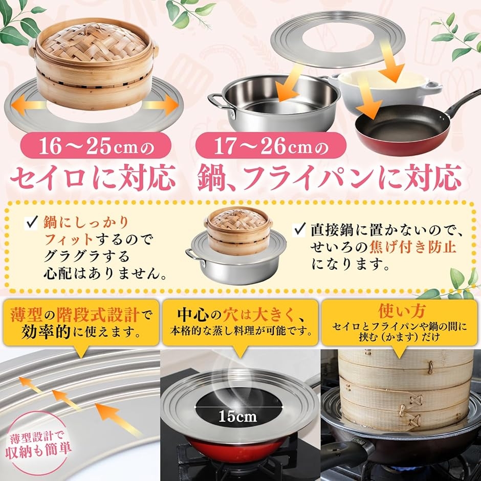 せいろ蒸し器 受け台 蒸し板(ステンレス, フリー) : スピード発送