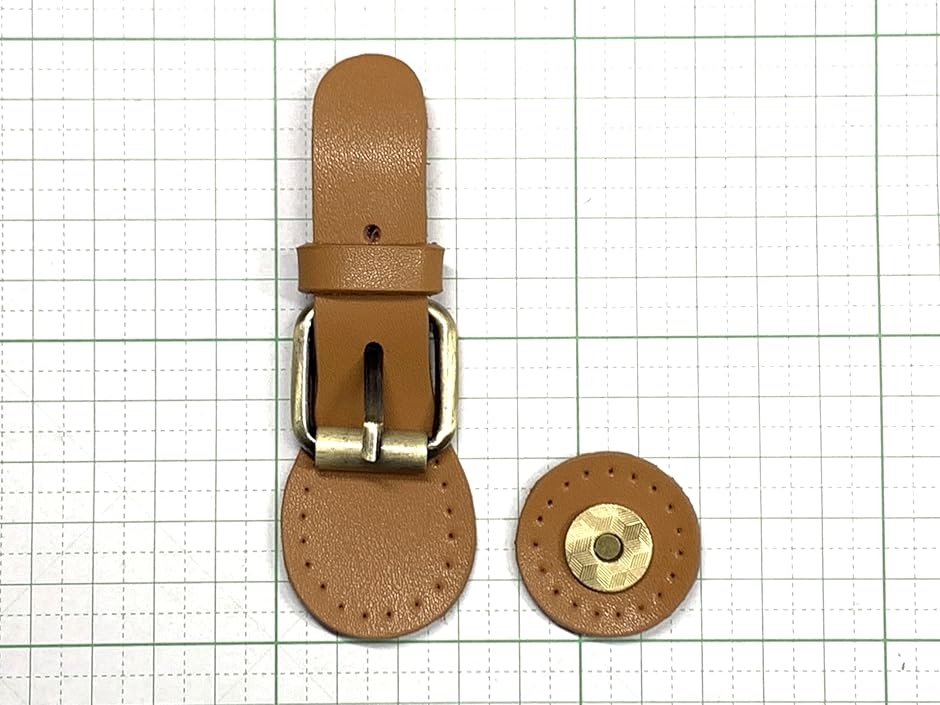 バッグの材料 留め具 ジョイントパーツ 本革 ハンドメイド リメイク