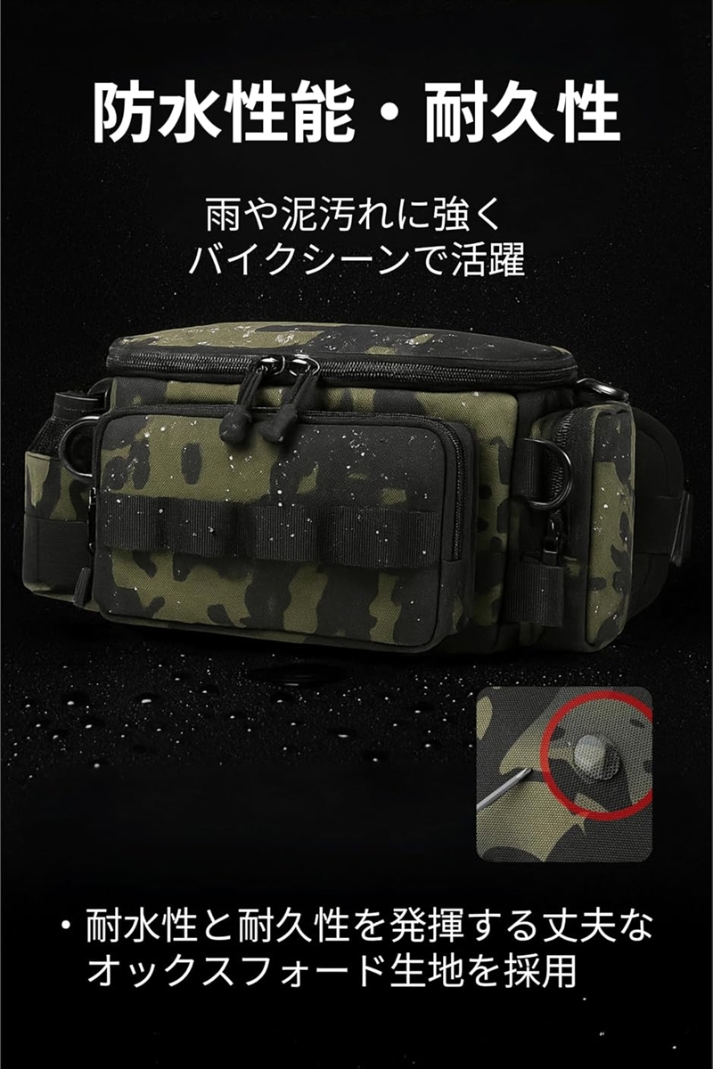 バイク ウエスト ポーチ 防水 ショルダー ボディ バッグ ドリンク