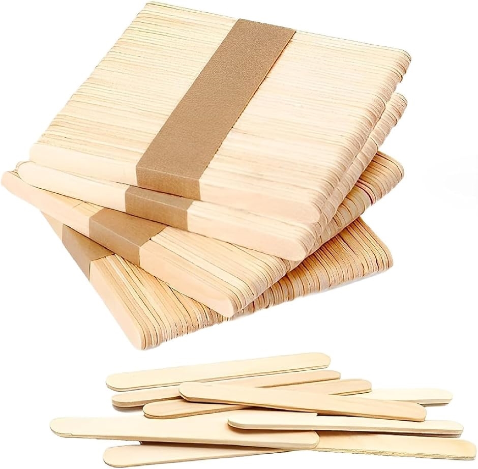 �H��p �؂̖_ �ؐ� �E�b�h �X�e�B�b�N �N���t�g�X�e�B�b�N 500�{ DIY(�i�`������,  114mmx10mm)