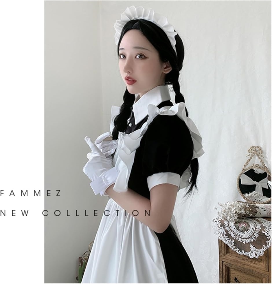 メイド服 ロング 長袖 コスプレ 英国風 文化...の詳細画像2