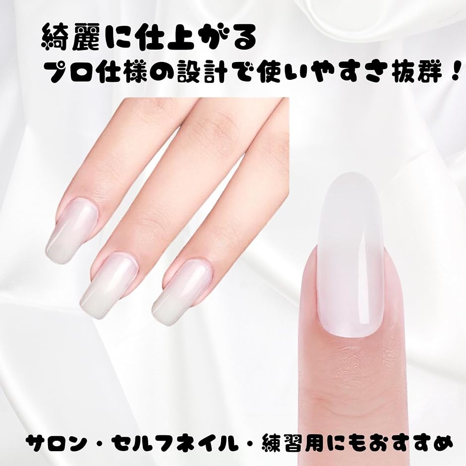 ネイルフォーム 200枚セット 長さ出し用 スカルプ ジェル 目盛り付き