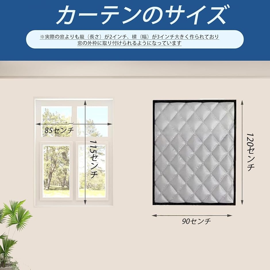カーテン 断熱カーテン 窓用フィルム 防音シート 二枚入り遮光 防寒