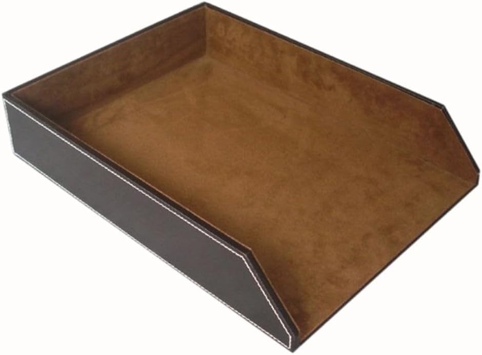 ���^�[�P�[�X A4 ���ސ����g���[ PU���U�[�� �����[ (�u���E��,  ��27 x ��34 x ����6cm)