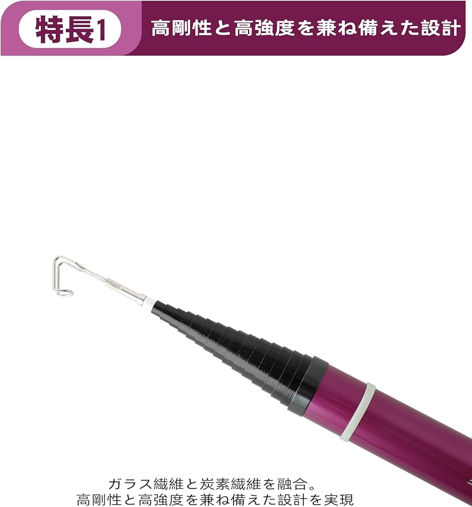 【特価セール】ケーブル索引具- 通線工具 伸長:5m 伸縮 配線竿 引っ掛け棒 ケーブル索引具 通線工具 伸長5m 伸縮 引っ掛け棒 配線竿 電工竿