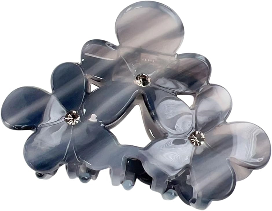 ヘアクリップ バンスクリップ 髪留め 小さめ 花柄 hair clip ハーフ