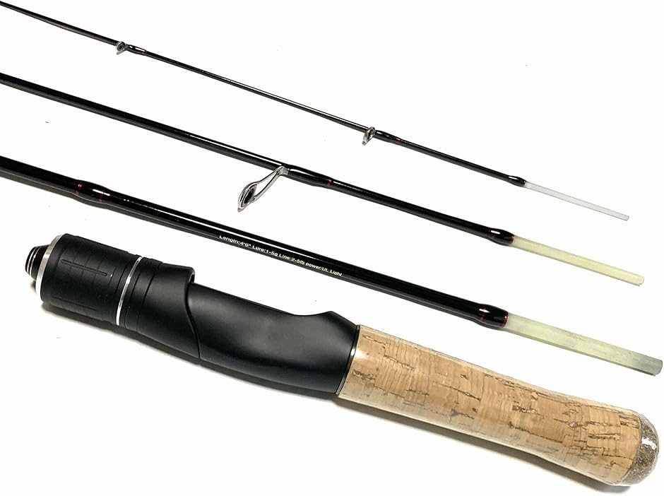 4.6フィート スピニングパックロッド 4ピースUL グラスファイバー