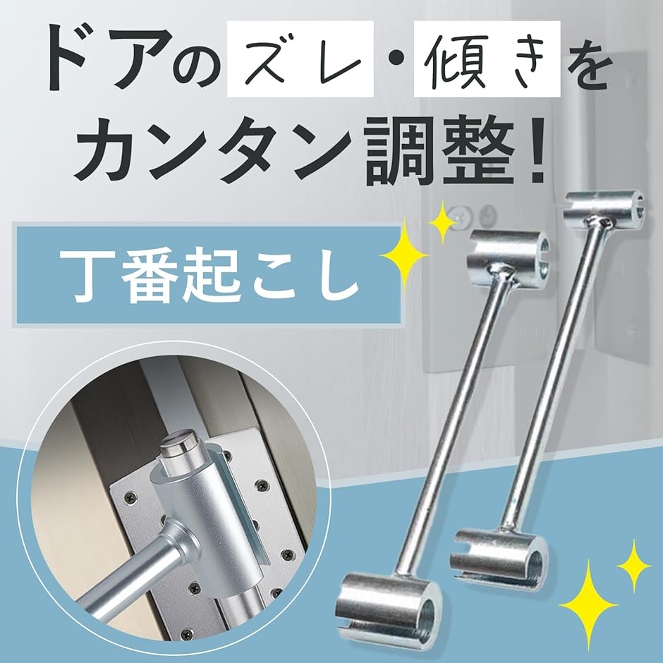 丁番起こし 蝶番 ドア ヒンジ 調整ツール ミニ 幅広いサイズに対応