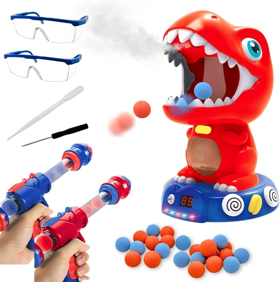 射的セット シューティングターゲット 的あて ポッパーガン 射的ターゲット シューティングゲーム おもちゃ 恐竜 射的セット 男の子 家族ゲーム 的