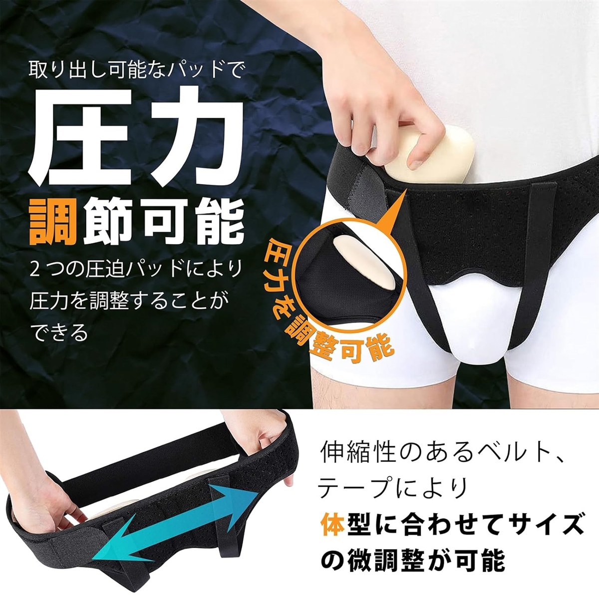 鼠径ヘルニア ベルト サポーター 鼠径部 股関節 ヘルニアバンド