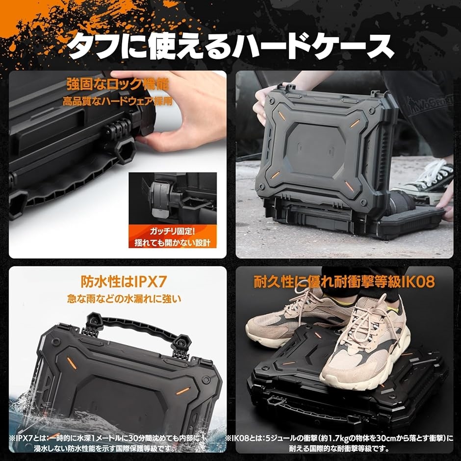 ガンケース ハンドガンケース M1911〜デザートイーグル収納 サバゲー用