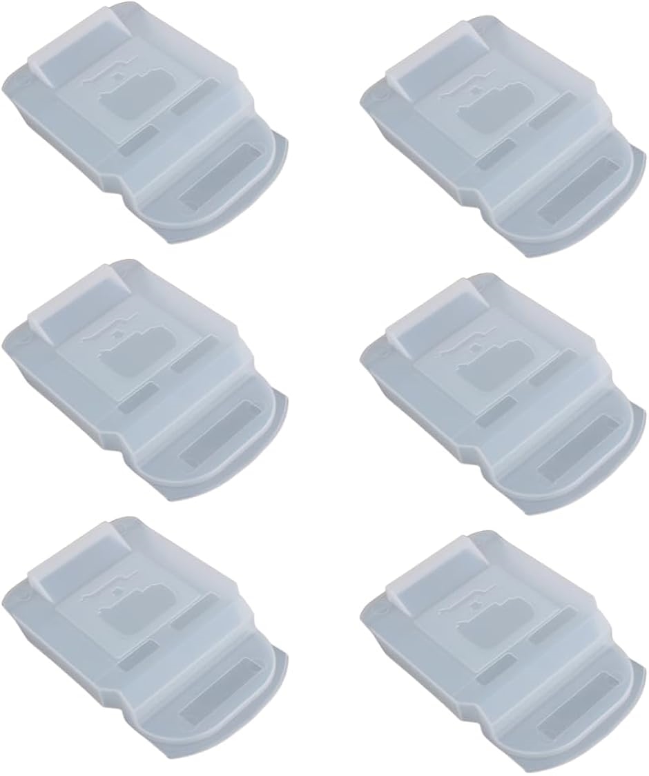 �o�b�e���[�P�[�X �J�o�[ �z���_�[ 18V BL1830 BL1815 �z�R���h�~ ����h�~(�z���C�g,  6��)