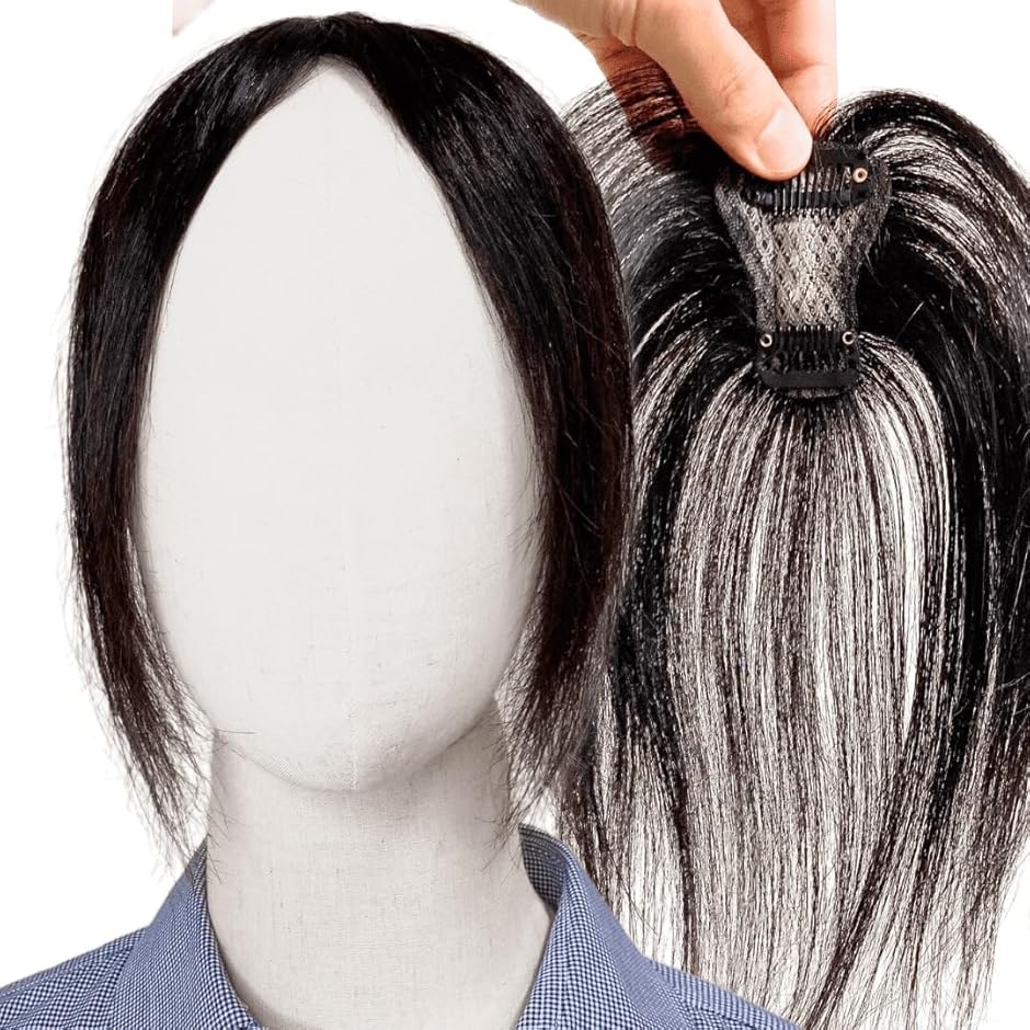 部分ウィッグ ヘアピース ポイントウィッグ 女性 レディース 人毛100
