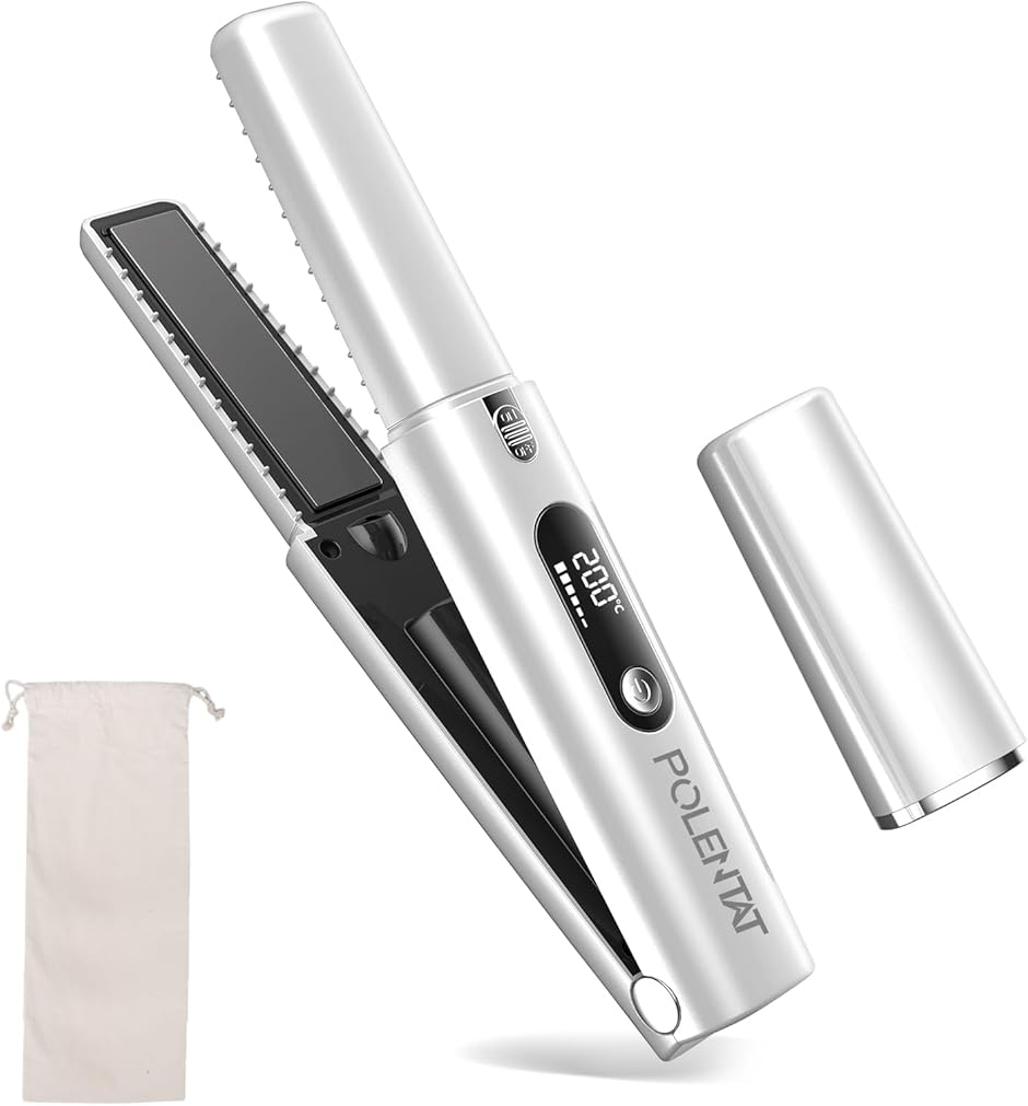 電池着脱式 最新改良型 ヘアアイロン コードレス 機内持ち込み可 USB
