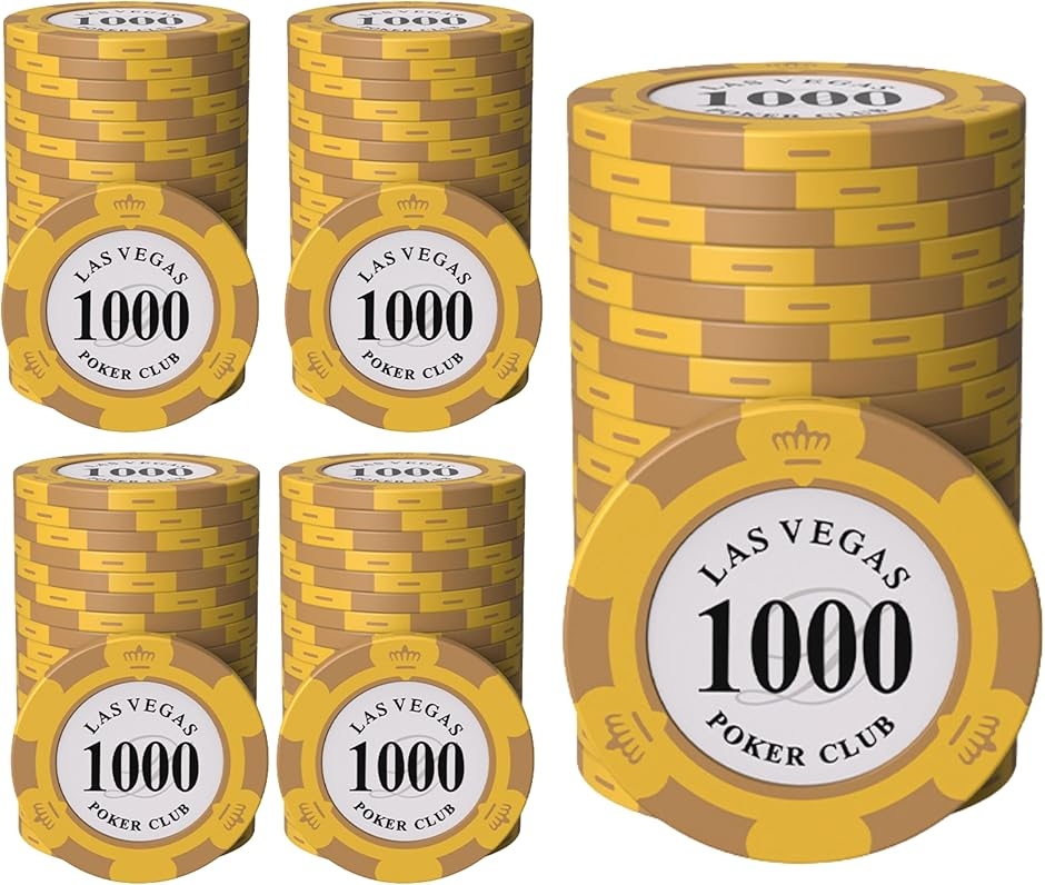 36 カジノチップ 700枚 100$ ポーカーチップ  H26年 Amazon | East Leaf ポーカーチップ クレイ製 カジノチップ 500 面値