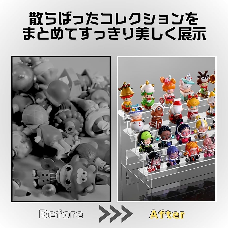 アクリルスタンド ひな壇 階段 フィギュア アクスタ (1個, 幅29cm 1段