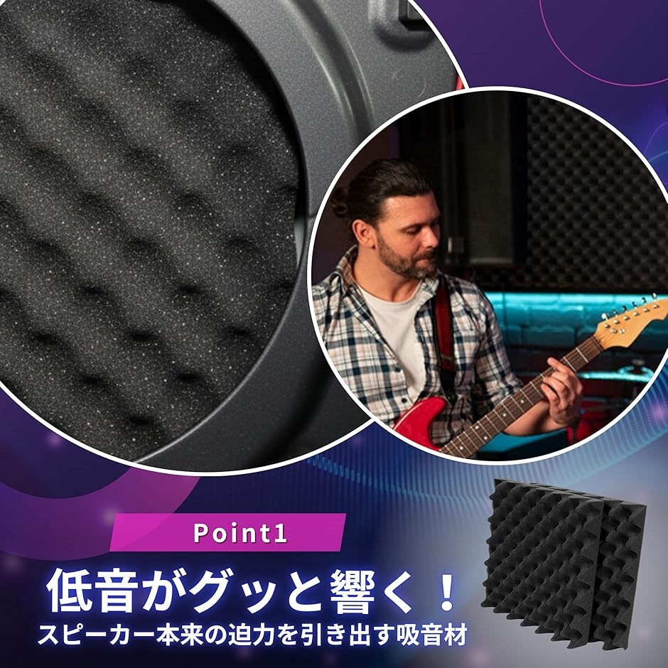 防音  デッドニング  吸音  スポンジ  10m 吸音材 【 ロール波型 】 10m×1m×25mm ロールタイプ 波型 耐火 難燃性