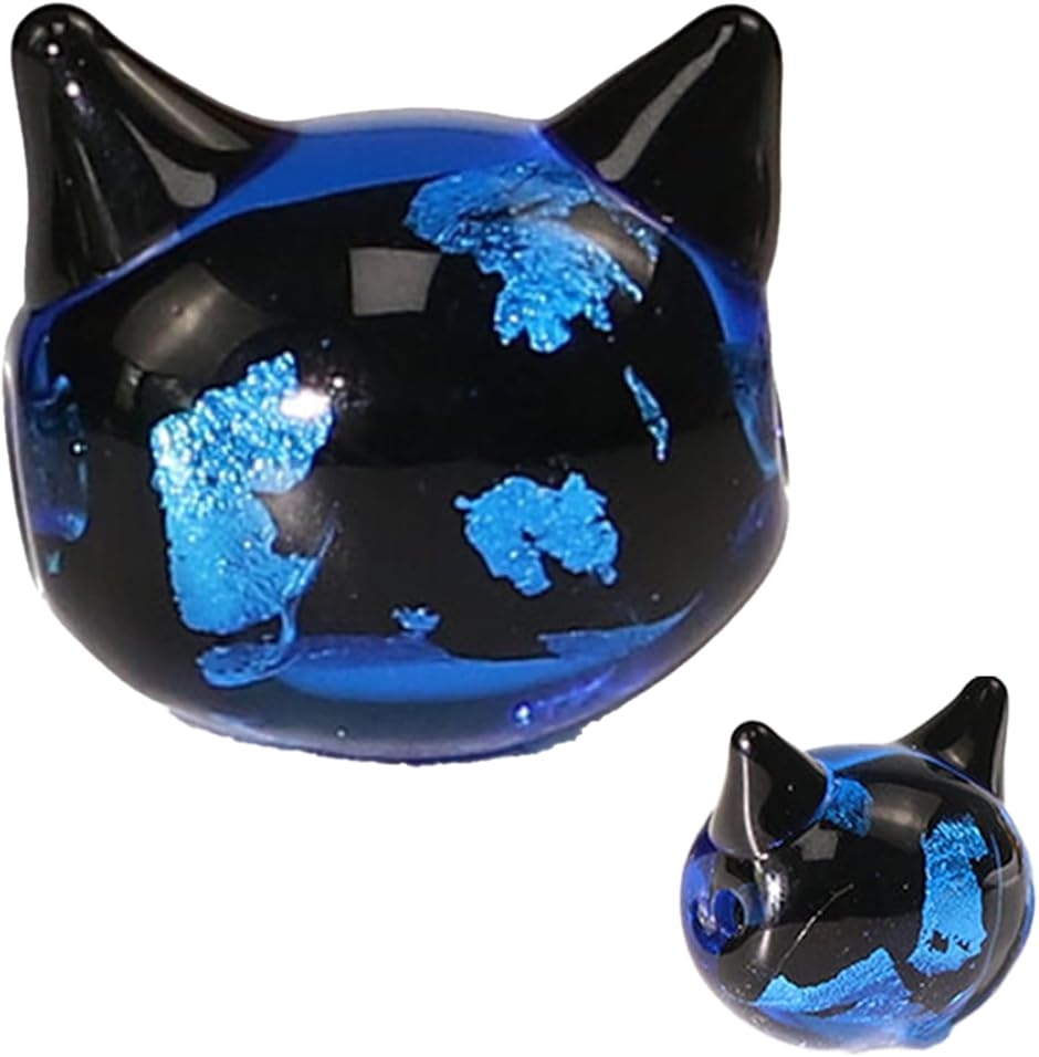 とんぼ玉 ねこ ビーズ パーツ 猫 ビーズガラス ハンドメイド トンボ玉