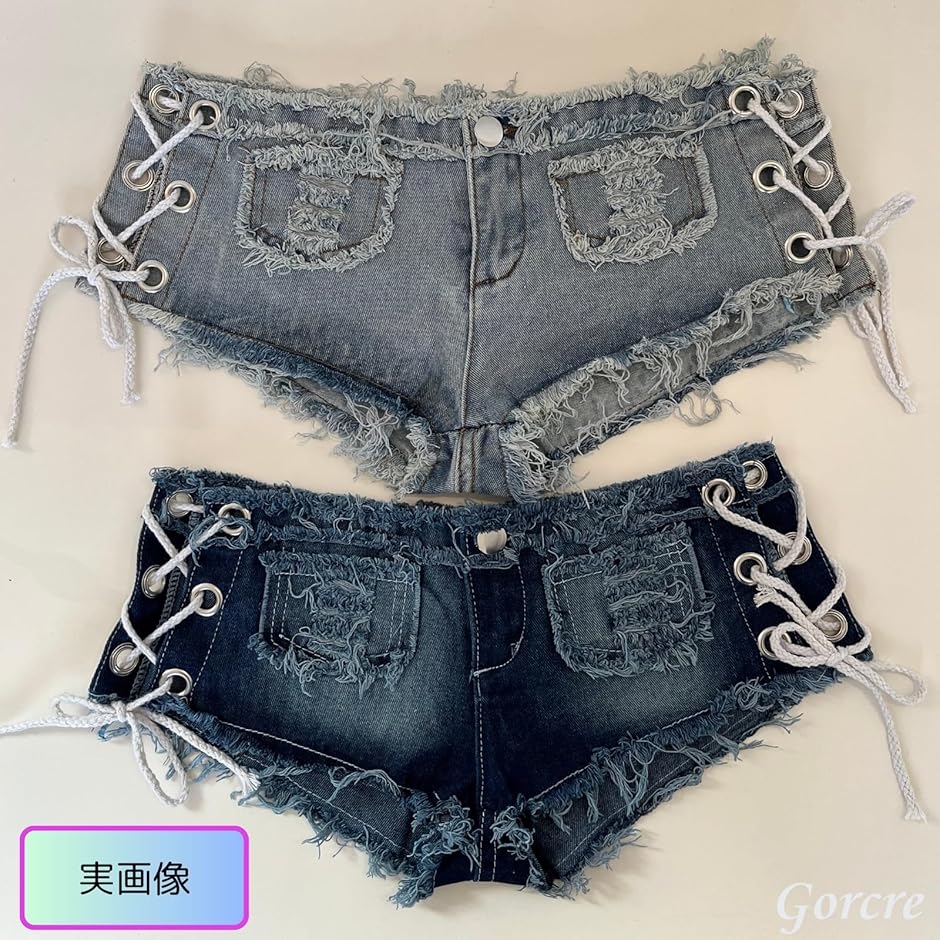 d.i.a.ダークデニム レース付きショートパンツ ショートパンツ デニム ダメージ ハイウエスト 韓国ファッション 新作
