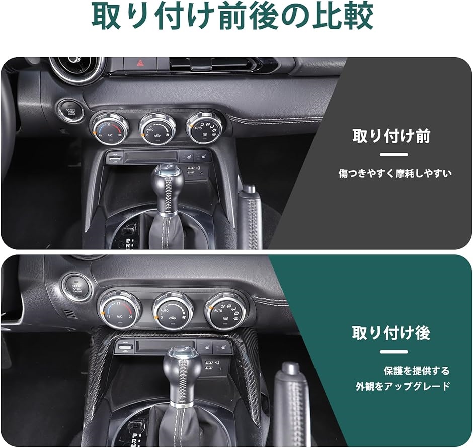 新型 マツダ ロードスター ND系 専用 コンソールパネル センター