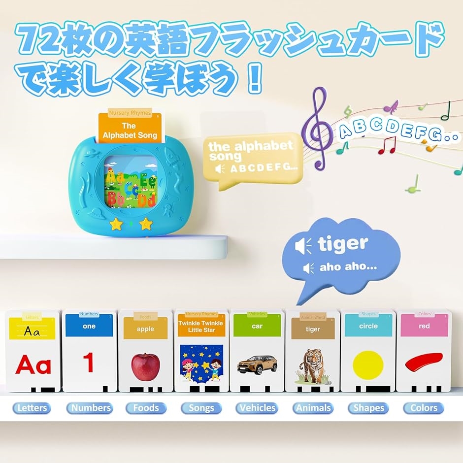 フラッシュカード 日本語 ひらがな付き ネイティブ発音 リアル写真