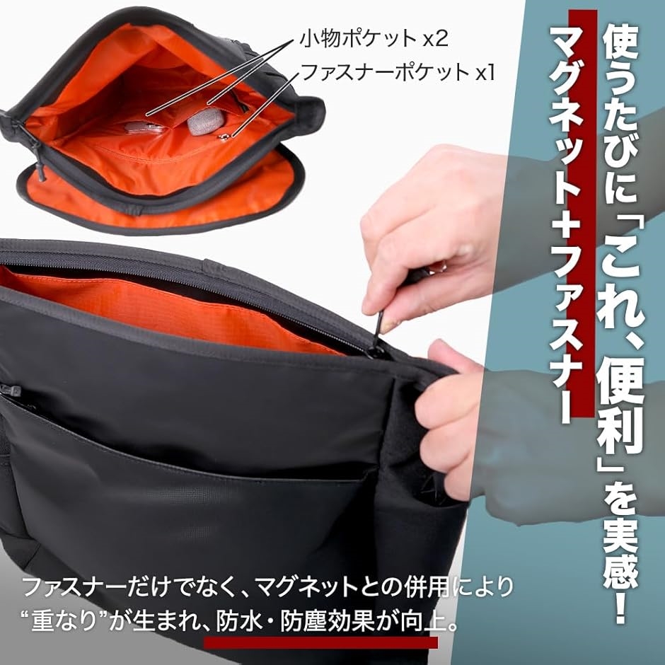 DAWNHAWK バイク リュック 防水 バッグ バッグパック ドリンクホルダー ツーリング 18L 傘 (ブラック,  ミディアム)の画像