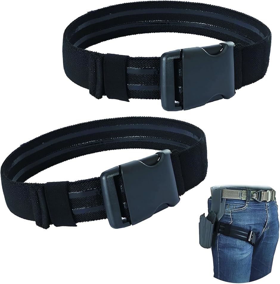 レッグホルスター 太ももストラップ バックル式 滑り止め加工 サバゲー