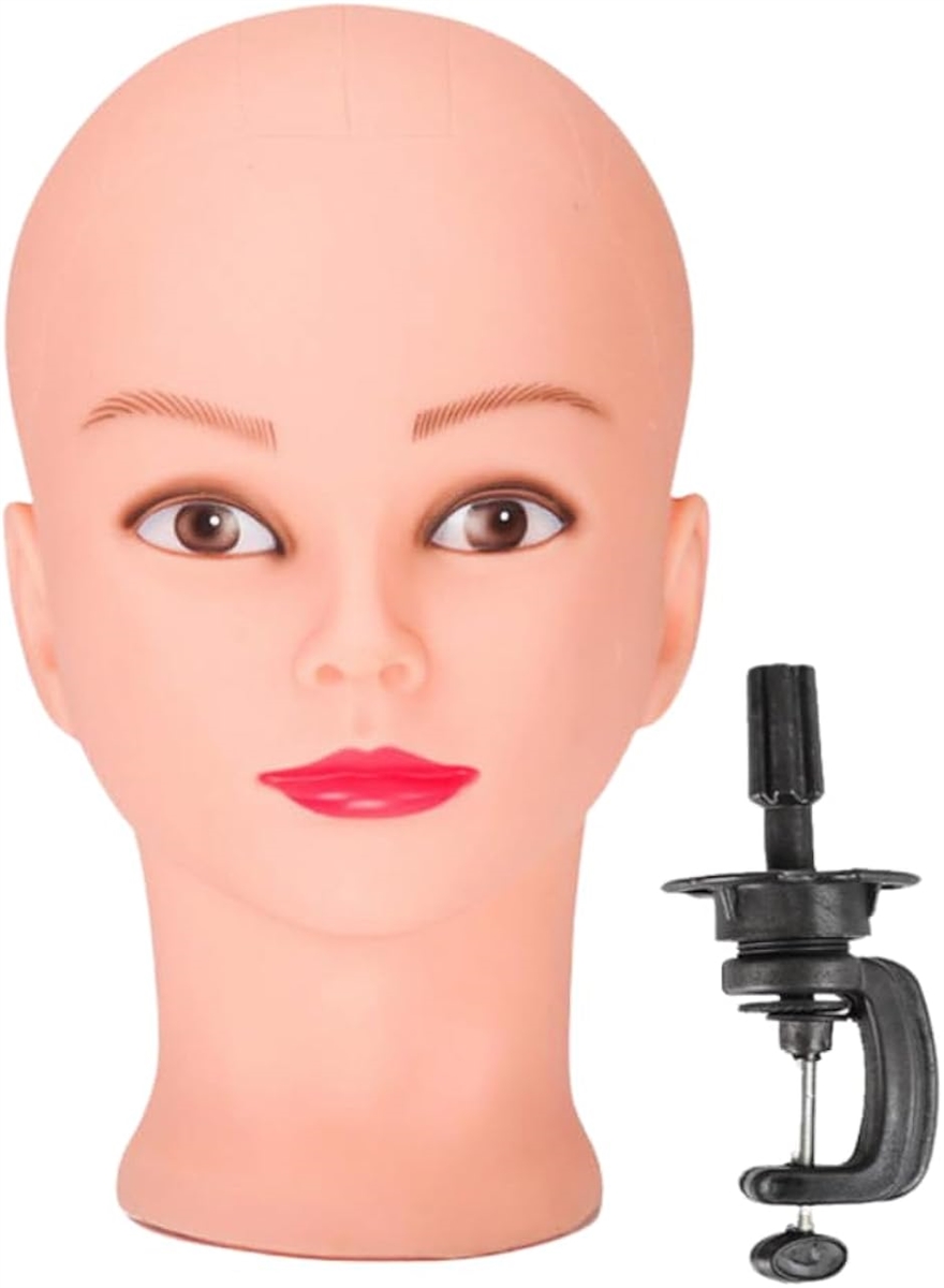 マネキンヘッド スタンド 美容師用 ヘア練習用 ウィッグ 収納 固定