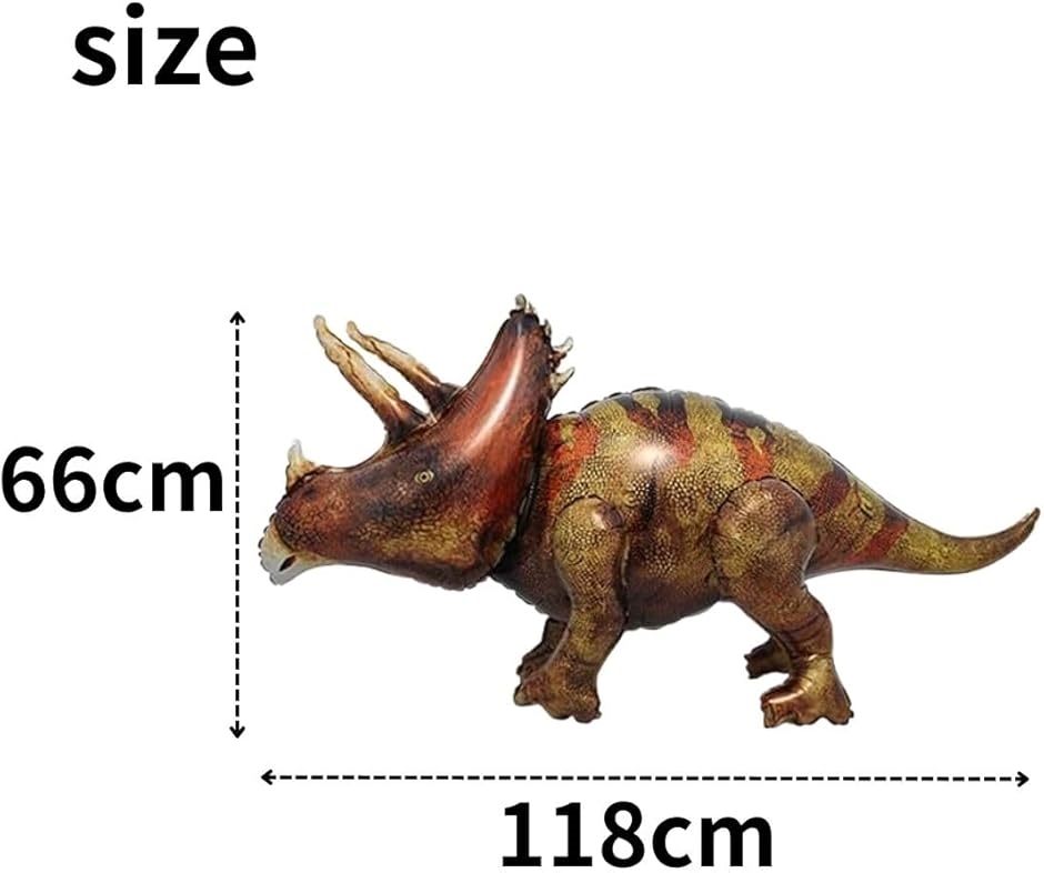 トリケラトプスの巨大バルーン じゃーん！🎉 ついに登場、トリケラトプスの巨大風船