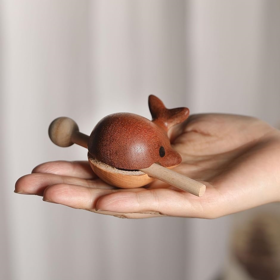 ミニマル仏具 くじらの木魚 一人暮らしにやさしいコンパクト供養グッズ