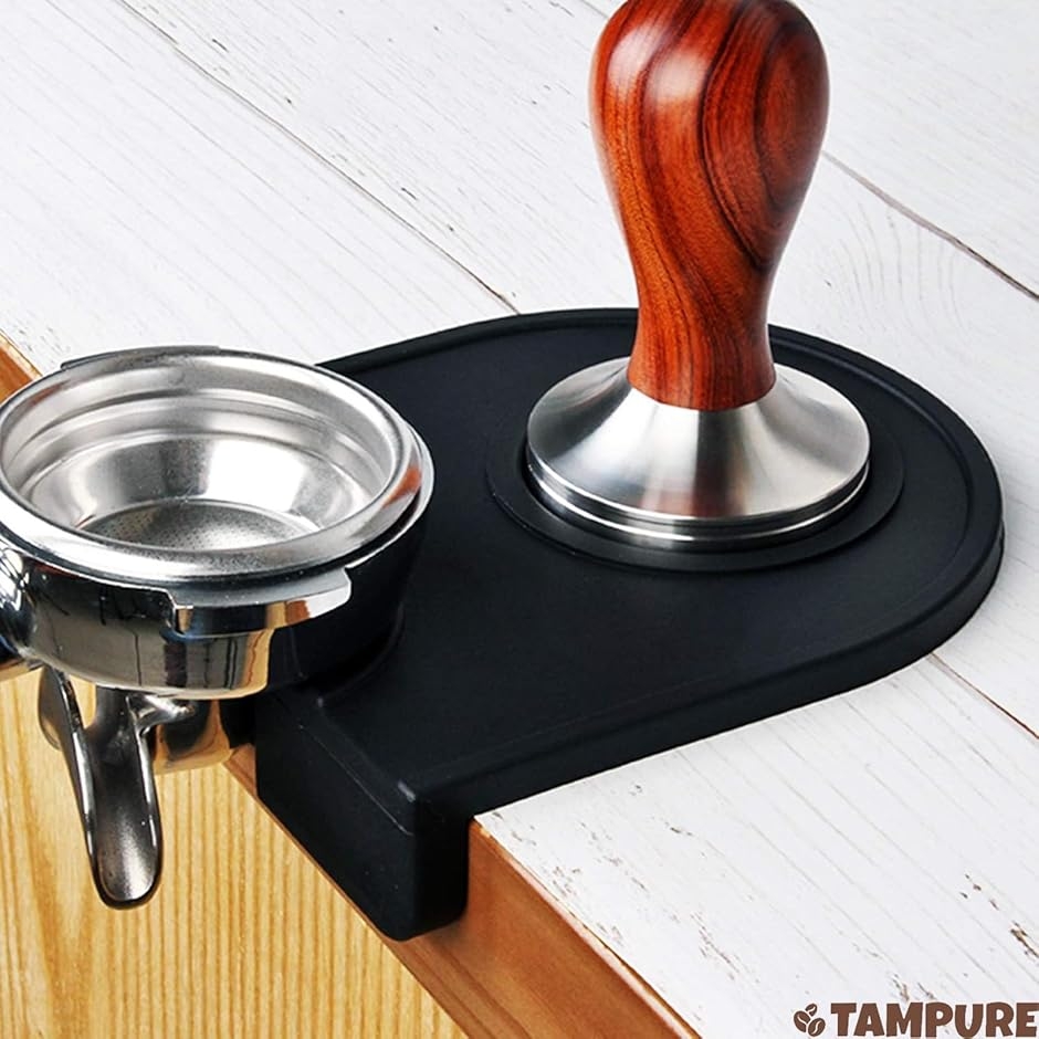エスプレッソ ノックボックス knock box タンパーマットつき コーヒー