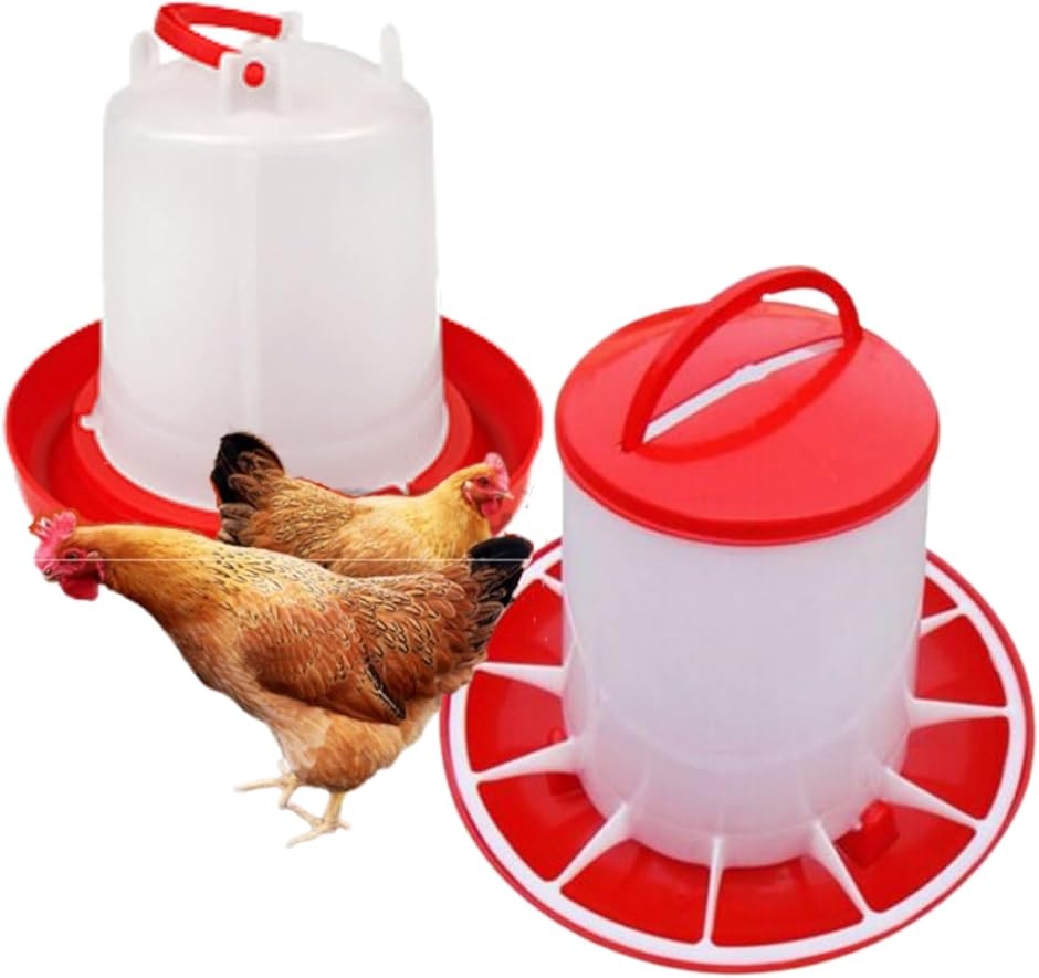 鳥用自動給餌器 給水器 餌入れ 水飲み鳥 バードフィーダー 鶏用 小鳥