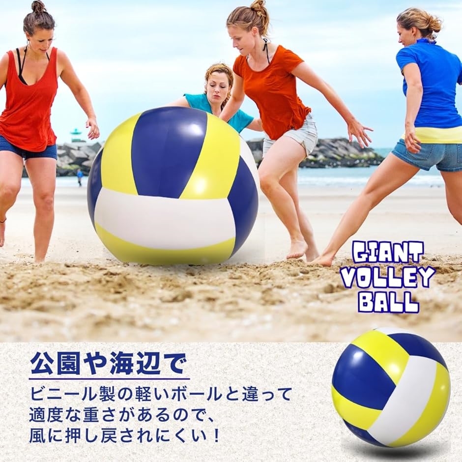 ビーチボール 巨大 バレーボール 大きい 大玉 ジャンボ マリンスポーツ