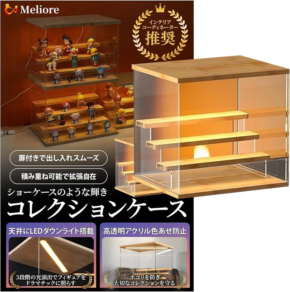 �t�B�M���A�P�[�X �I LED �R���N�V�����P�[�X �C���e���A�R�[�f�B�l�[�^�[���� �f�B�X�v���C�P�[�X ���� (�ؖ�(4�i),  ��)