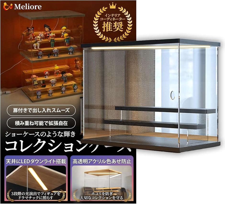 �t�B�M���A�P�[�X �I LED �R���N�V�����P�[�X �C���e���A�R�[�f�B�l�[�^�[���� �f�B�X�v���C�P�[�X ���� (�u���b�N(3�i),  ��)