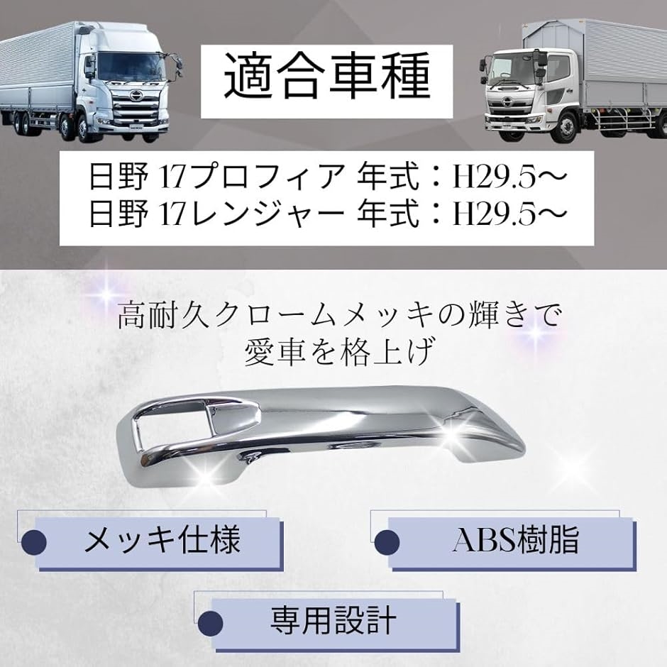 17プロフィア メッキパーツセット売り 17プロフィアメッキパーツ（カーインテリア、車内用品）｜自動車 | 車