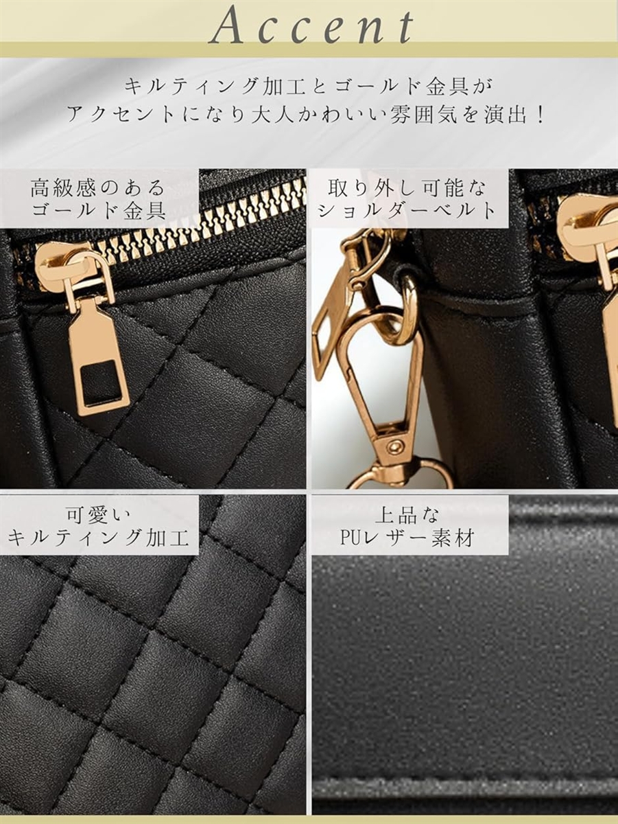 多機能 ミニショルダーバッグ レディース 斜めがけバッグ 軽量 PU