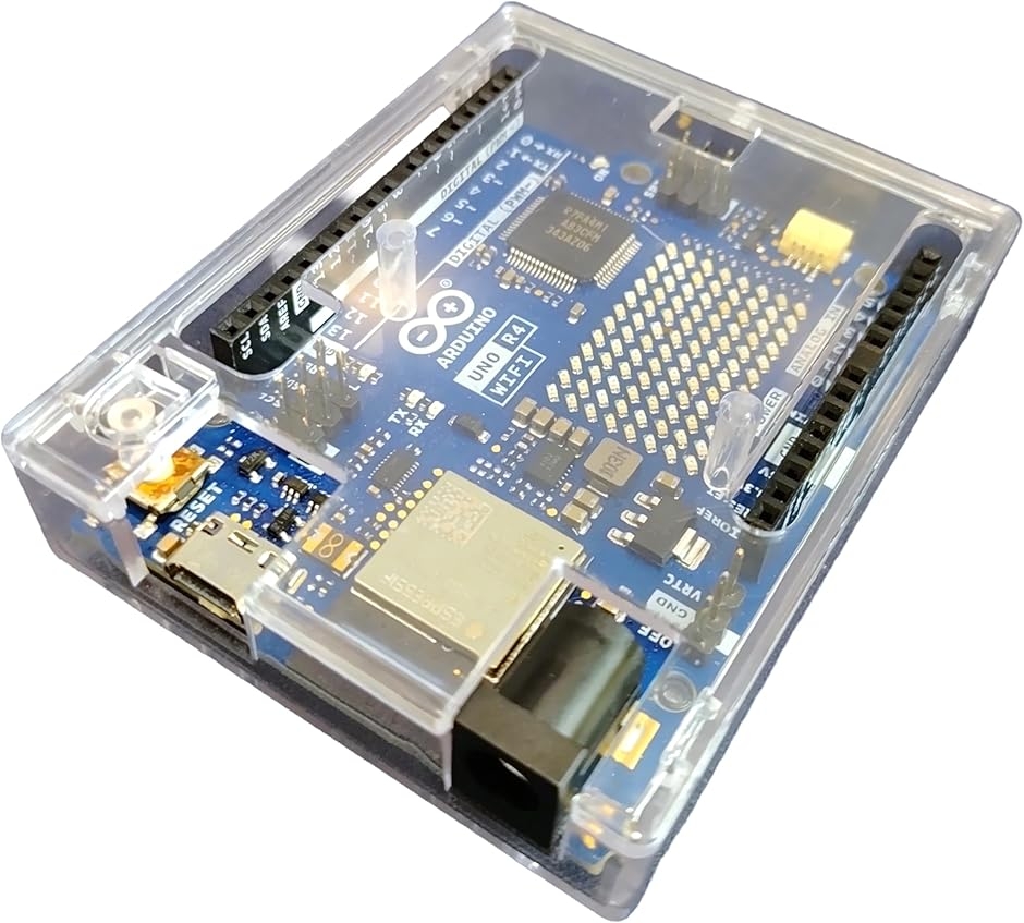 Arduino UNO R3 R4 WiFi �Ή� �N���A�P�[�X �ی�J�o�[ ���� �g�ݗ��ĊȒP