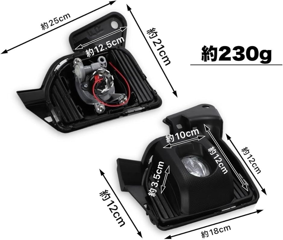 互換品】 ハイエース 200系 LED フォグランプ 左右セット 純正タイプ 4