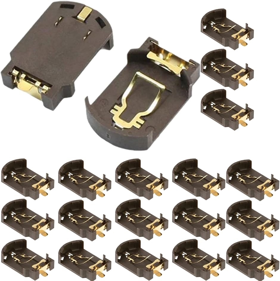 ボタン電池 ホルダー 20点 ソケット コインボタン電池 修理 (BS-2032-8)