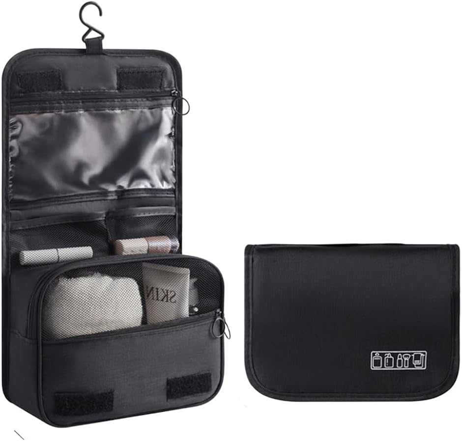 旅行用ポーチ トラベルグッズ トラベルポーチ 化粧ポーチ メンズ トラベルバッグ (グレー)