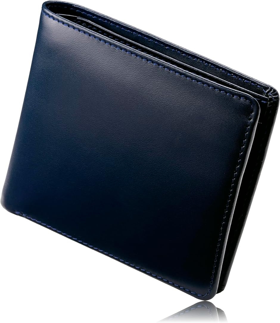 財布 メンズ 2つ折り 伊革x和技 二つ折り 日本製 本革 イタリアン