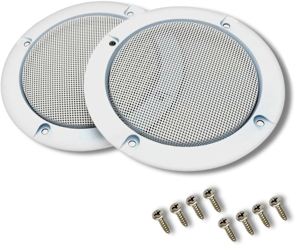 スピーカーグリル 車用 66/95/124/153/184/ 225/274mm 2個セット