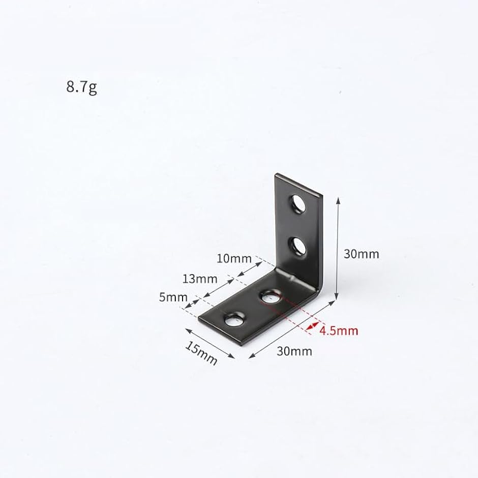 L字金具 10個セット ステンレス製 30x30x15/40x40x16mm 90度 アングル