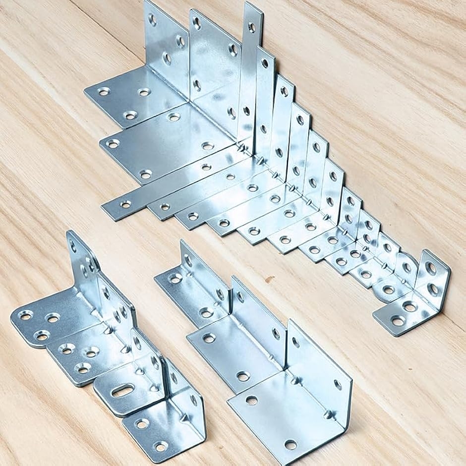 L字金具 10個セット ステンレス製 30x30x15/40x40x16mm 90度 アングル