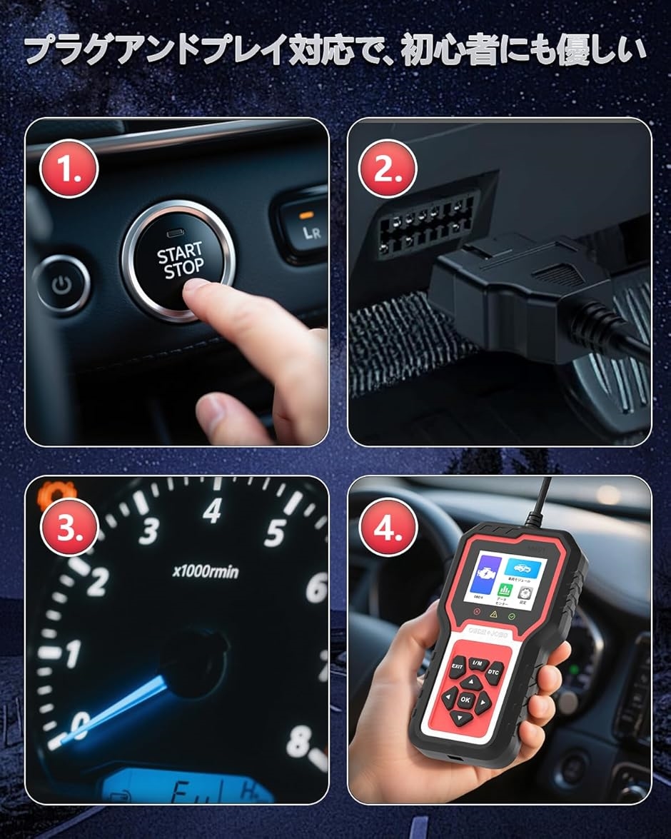 新品 OBD2 診断機 エンジン/トランスミッション 国内外車対応 故障 Amazon.co.jp: LAUNCH CR529 obd2 診断機 日本語 自動車故障診断機 bmw