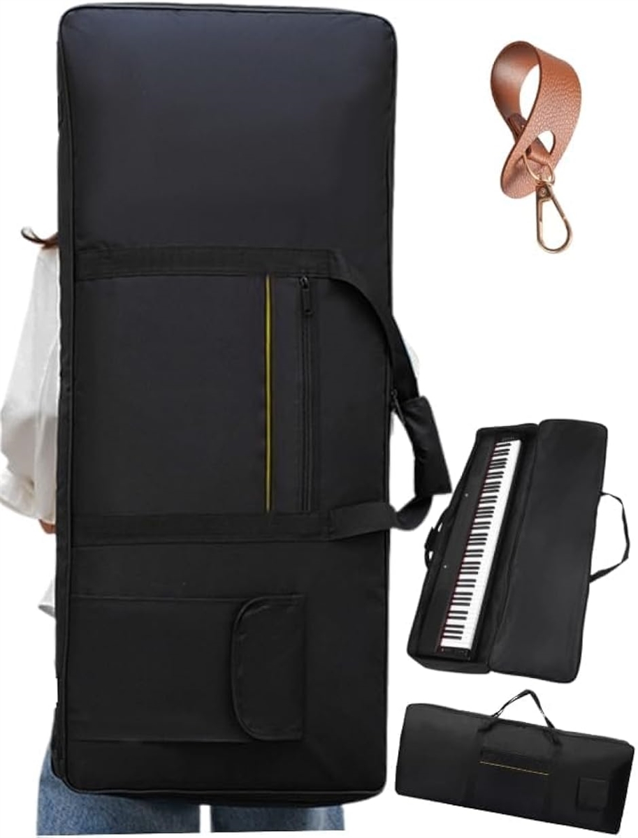 ピアノ 鞄 カバン 袋 61 鍵 ソフト 肩掛け 耐衝撃 オルガン バック