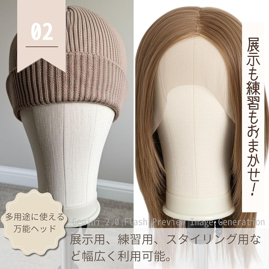 マネキン 頭 ウィッグスタンド トルソー ヘアカット 練習 帽子スタンド
