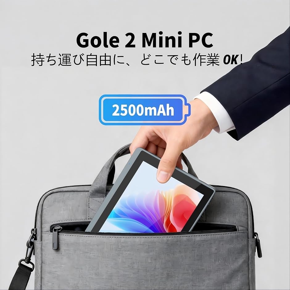 ミニpc Intel N5095 タッチパネル付きmini Windows (シルバー