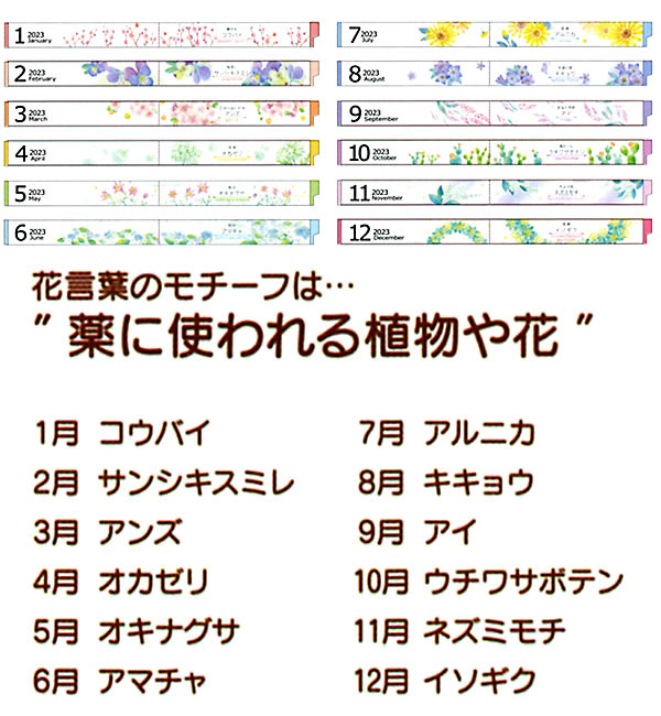 海外限定】 ダイアリー 2023 手帳 クツワ カラーインデックス手帳 スリム薄型 054SHA クローバ グリーン マンスリー 日曜始まり 2022 年12月〜2024年3 www.hughsimpson.co.uk